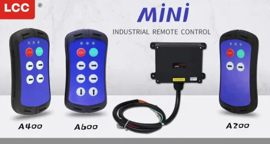 A600 Mini télécommande industrielle sans fil 24 volts à 6 boutons